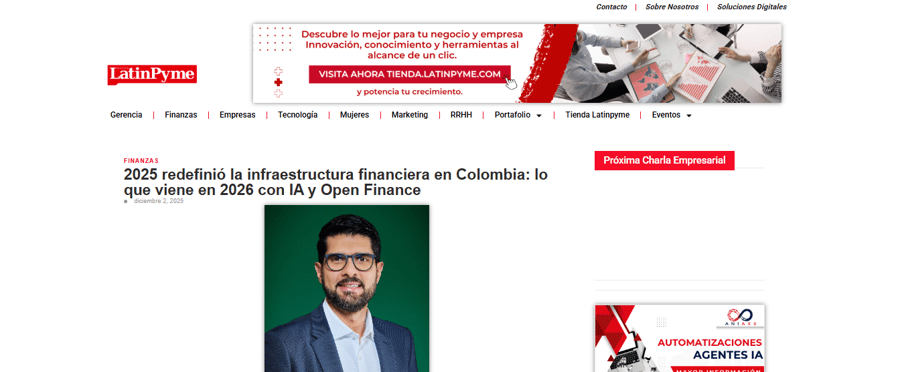 2025 redefinió la infraestructura financiera en Colombia