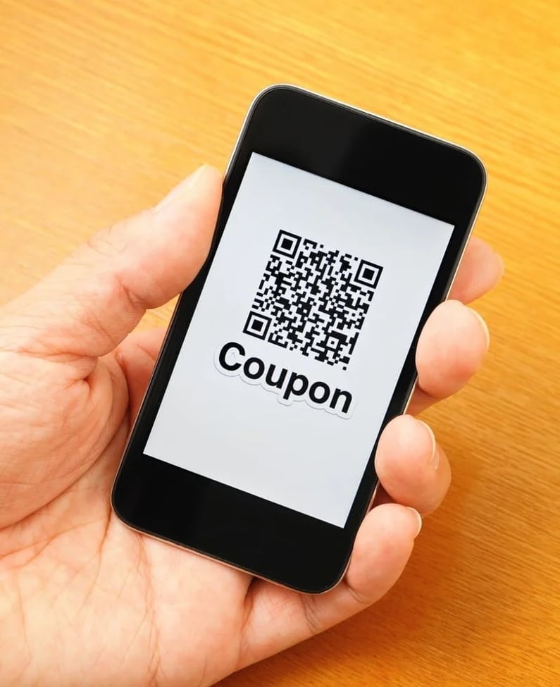 QR code on mobile display-1